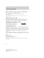 Предварительный просмотр 218 страницы Ford 2005 Excursion Owner'S Manual