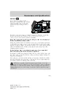 Preview for 259 page of Ford 2005 F-150 Owner'S Manual