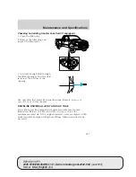 Предварительный просмотр 277 страницы Ford 2005 F-250 Super Duty Owner'S Manual