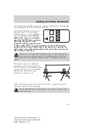 Предварительный просмотр 131 страницы Ford 2005 Five Hundred Owner'S Manual