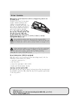 Preview for 62 page of Ford 2005 Freestar Owner'S Manual