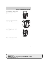 Предварительный просмотр 123 страницы Ford 2005 Freestar Owner'S Manual