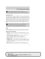 Preview for 159 page of Ford 2005 Freestyle Owner'S Manual