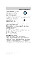 Preview for 17 page of Ford 2005  GT Owner'S Manual