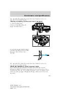 Предварительный просмотр 229 страницы Ford 2005 Ranger Owner'S Manual