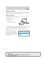 Предварительный просмотр 31 страницы Ford 2005 Taurus Owner'S Manual