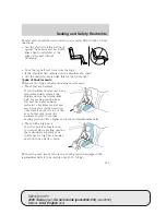 Предварительный просмотр 119 страницы Ford 2005 Taurus Owner'S Manual