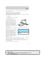 Предварительный просмотр 29 страницы Ford 2005 Thunderbird Owner'S Manual