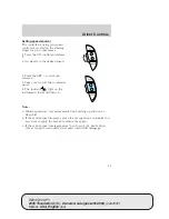 Предварительный просмотр 43 страницы Ford 2005 Thunderbird Owner'S Manual