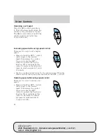 Предварительный просмотр 44 страницы Ford 2005 Thunderbird Owner'S Manual