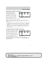 Предварительный просмотр 49 страницы Ford 2005 Thunderbird Owner'S Manual