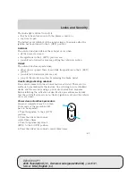 Предварительный просмотр 69 страницы Ford 2005 Thunderbird Owner'S Manual