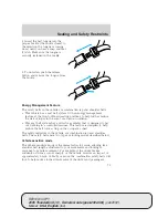 Предварительный просмотр 79 страницы Ford 2005 Thunderbird Owner'S Manual