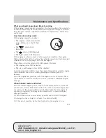 Предварительный просмотр 195 страницы Ford 2005 Thunderbird Owner'S Manual