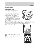 Предварительный просмотр 43 страницы Ford 2006 Crown Victoria User Manual