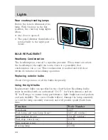 Предварительный просмотр 44 страницы Ford 2006 Crown Victoria User Manual