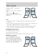 Предварительный просмотр 66 страницы Ford 2006 Crown Victoria User Manual