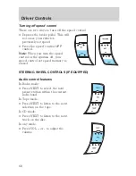 Предварительный просмотр 68 страницы Ford 2006 Crown Victoria User Manual