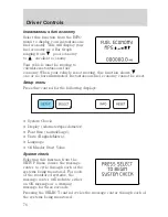 Предварительный просмотр 76 страницы Ford 2006 Crown Victoria User Manual