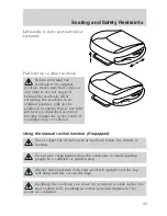 Предварительный просмотр 99 страницы Ford 2006 Crown Victoria User Manual