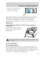 Предварительный просмотр 103 страницы Ford 2006 Crown Victoria User Manual