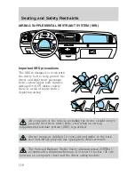 Предварительный просмотр 118 страницы Ford 2006 Crown Victoria User Manual