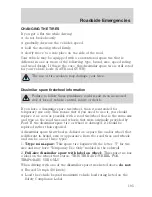 Предварительный просмотр 195 страницы Ford 2006 Crown Victoria User Manual