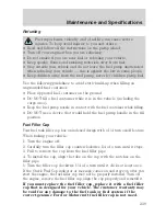 Предварительный просмотр 239 страницы Ford 2006 Crown Victoria User Manual