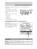 Предварительный просмотр 259 страницы Ford 2006 Crown Victoria User Manual