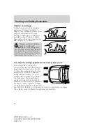 Предварительный просмотр 76 страницы Ford 2006 E-150 Owner'S Manual