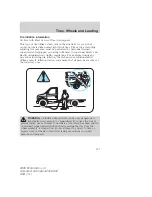 Предварительный просмотр 107 страницы Ford 2006 Econoline Owner'S Manual