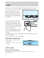 Предварительный просмотр 78 страницы Ford 2006 Escape Hybrid Owner'S Manual