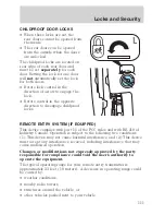 Предварительный просмотр 111 страницы Ford 2006 Escape Hybrid Owner'S Manual