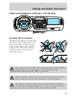 Предварительный просмотр 141 страницы Ford 2006 Escape Hybrid Owner'S Manual