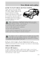 Предварительный просмотр 165 страницы Ford 2006 Escape Hybrid Owner'S Manual