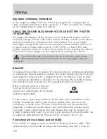 Предварительный просмотр 196 страницы Ford 2006 Escape Hybrid Owner'S Manual