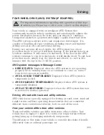 Предварительный просмотр 205 страницы Ford 2006 Escape Hybrid Owner'S Manual