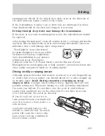 Предварительный просмотр 209 страницы Ford 2006 Escape Hybrid Owner'S Manual