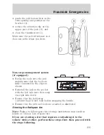 Предварительный просмотр 231 страницы Ford 2006 Escape Hybrid Owner'S Manual