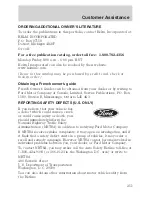 Предварительный просмотр 251 страницы Ford 2006 Escape Hybrid Owner'S Manual