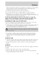 Предварительный просмотр 255 страницы Ford 2006 Escape Hybrid Owner'S Manual