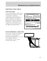 Предварительный просмотр 297 страницы Ford 2006 Escape Hybrid Owner'S Manual