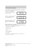 Предварительный просмотр 76 страницы Ford 2006 Escape Owner'S Manual