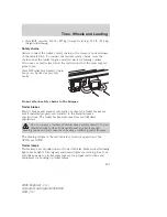 Предварительный просмотр 203 страницы Ford 2006 Explorer Owner'S Manual