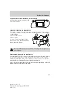 Предварительный просмотр 65 страницы Ford 2006 F-150 Owner'S Manual