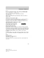 Предварительный просмотр 263 страницы Ford 2006 F-150 Owner'S Manual