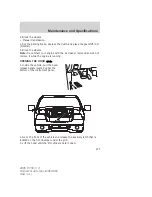 Предварительный просмотр 275 страницы Ford 2006 F-150 Owner'S Manual