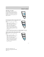 Предварительный просмотр 68 страницы Ford 2006 Five Hundred Owner'S Manual