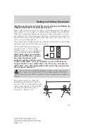 Предварительный просмотр 148 страницы Ford 2006 Five Hundred Owner'S Manual