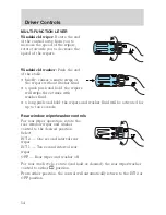 Предварительный просмотр 54 страницы Ford 2006 Freestar Owner'S Manual